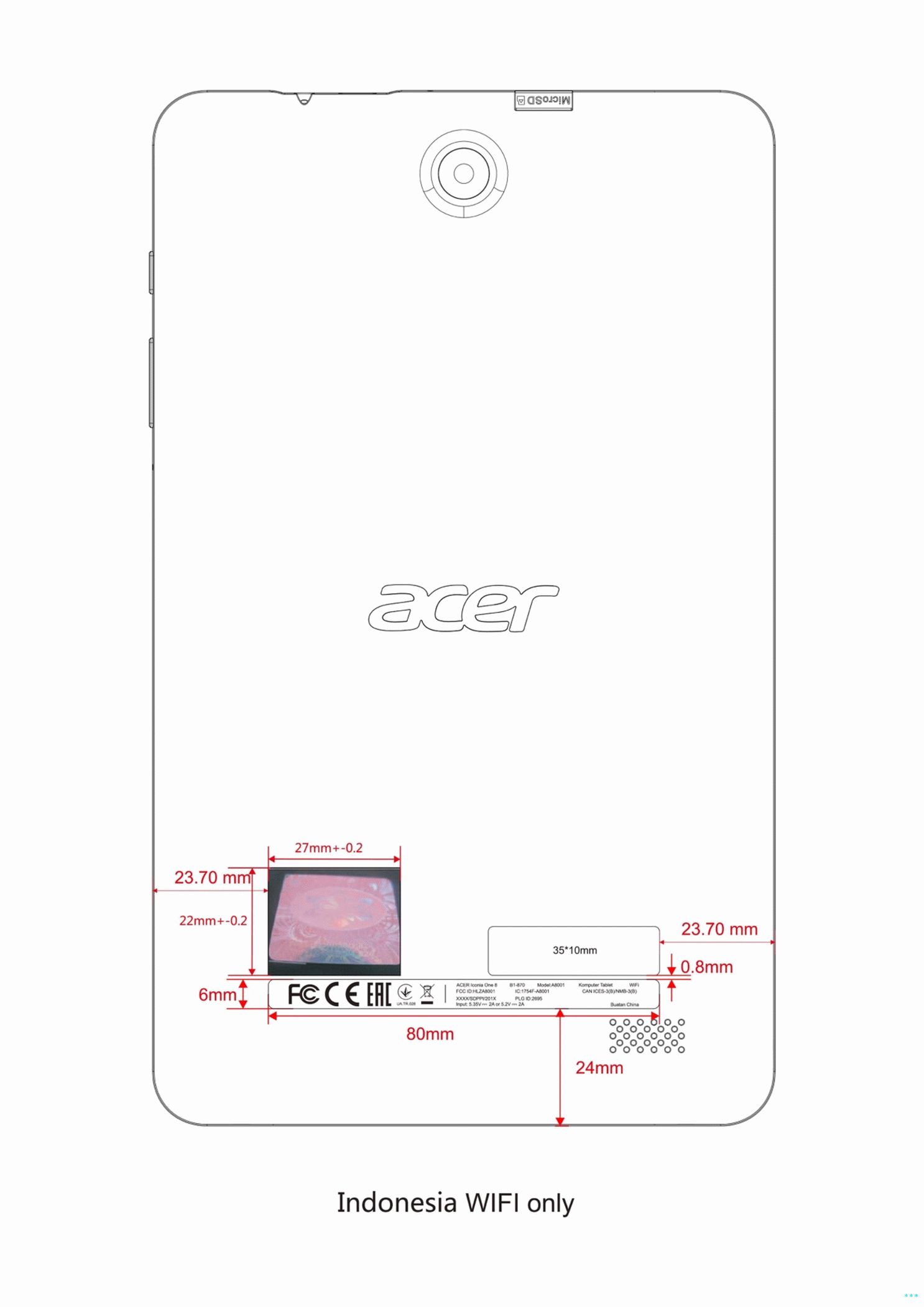 Acer Iconia One 8 (2018)